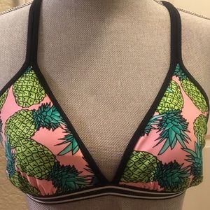 Xhilaration Pineapple Bikini Top